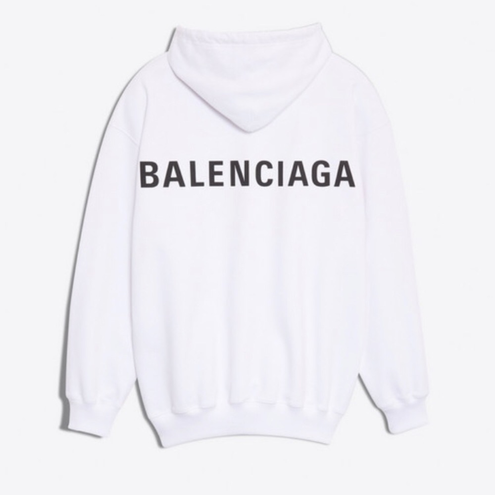 NWT Balenciaga Logo Hoodie AUTHENTIC